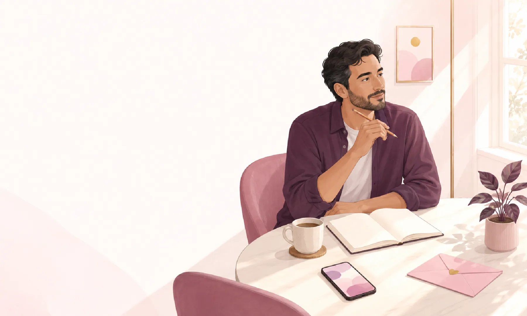 Espacio luminoso de conversación y contacto